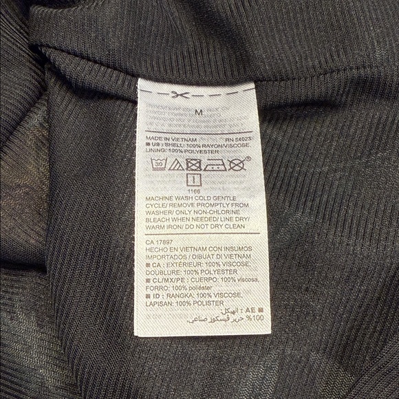 Old Navy Floral Long Sleeve Mini Dress Black Multicolor Women’s Medium - Picture 9 of 11